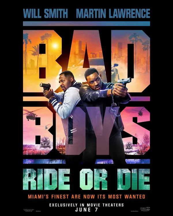 Bad Boys: Ride Or Die Official Poster [ 2024 - Sony Pictures]